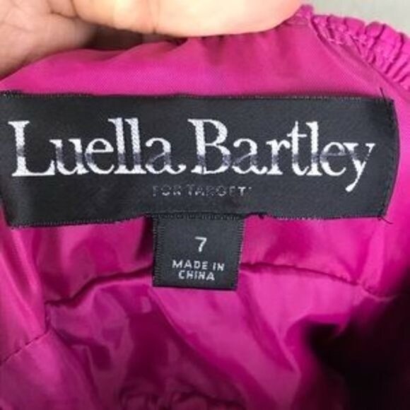 Luella Bartley for Target Pink Spaghetti Strap Dress With Ruched Bodice & Tulle - Picture 8 of 9